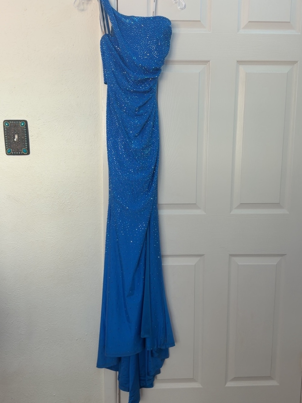 Sherri hill royal blue dress worn once size 2